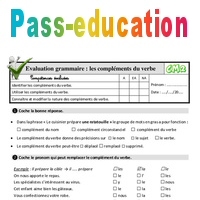 Les Compl Ments Du Verbe Examen Evaluation Fiches Qcm Quiz Eme