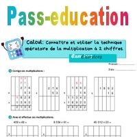 Conna Tre Et Utiliser La Technique De La Multiplication Pos E