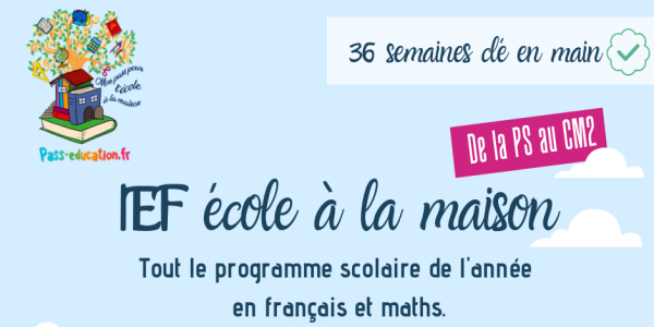 Ecole à la maison (IEF) - Pass Education