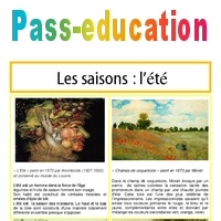 Eté - Les saisons - Lecture d'une oeuvre artistique - Histoire de l’art ...