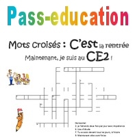 Rentree Mots Croises Jeux Educatifs 3eme Primaire Rentree Mots Croises Jeux Educatifs 3eme Primaire