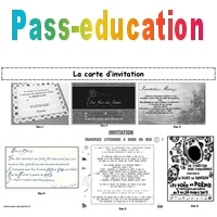 La Carte D Invitation Production D Ecrit Lecture Ecriture 3eme 4eme 5eme Primaire La Carte D Invitation Production D Ecrit Lecture Ecriture 3eme 4eme 5eme Primaire