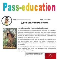 La vie des premiers hommes - Documentaire - Exercices : 3eme Primaire ...