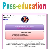 La Politesse Le Respect Fiche De Preparation 1ere 2eme Primaire