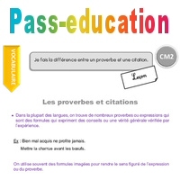 Proverbes Et Citations Cours Lecon 5eme Primaire