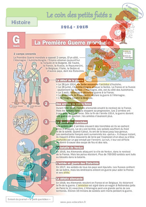La Premi re Guerre Mondiale Lecture Pluridisciplinaire 4eme 5eme La Premi re Guerre Mondiale Lecture Pluridisciplinaire 4eme 5eme