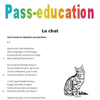 Le Chat De Charles Baudelaire Lecture Poesie 6eme Primaire