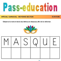 masque-ecriture-2eme-maternelle-cycle-fondamental-pdf-imprimer