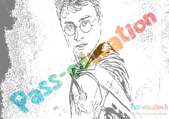Coloriage gratuit - Fiches Harry potter - PDF à imprimer
