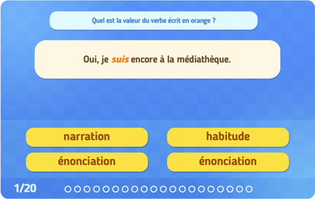 Exercices en ligne : Grammaire - Français : 6eme Primaire