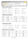 Evaluation Quiz / Qcm : Fractions simples et décimales et droite graduée : 5eme Primaire