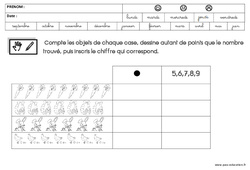 Mathématiques - Pâques : 3eme Maternelle - Cycle Fondamental - PDF à imprimer