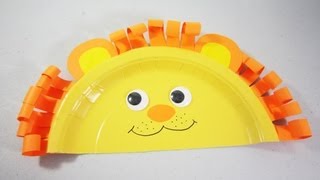 Réalise une tête de lion - Activité manuelle : 3eme, 4eme, 5eme Primaire