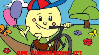 Les mois de l'année en chanson - Anglais : 3eme, 4eme, 5eme Primaire