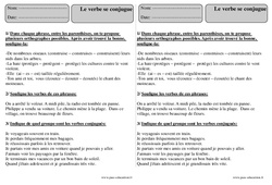 Verbe se conjugue - Révisions : 3eme Primaire - PDF à imprimer