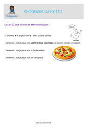 Son [z] - Cours, Leçon : 4eme Primaire - PDF gratuit à imprimer