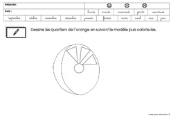 Graphisme - La semaine du goût : 3eme Maternelle - Cycle Fondamental - PDF à imprimer