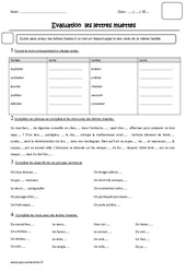 Lettres muettes - Examen Evaluation : 5eme Primaire - PDF à imprimer