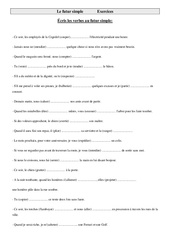 Futur simple - Exercices - Conjugaison : 5eme Primaire - PDF à imprimer