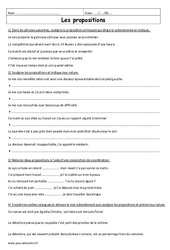 Propositions indépendantes, juxtaposées et coordonnées - Exercices : 6eme Primaire - PDF à imprimer