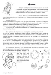Le cosmonaute - Récit - Lecture : 4eme, 5eme Primaire - PDF à imprimer