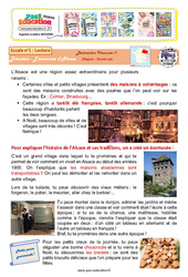 Cahier de vacances - Escale n°1 - Grand Est - Un petit tour en France : 2eme, 3eme Primaire - PDF à imprimer en libre téléchargement