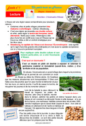 Escale n°1 - Grand Est - Un petit tour en France - Libre téléchargement : 4eme, 5eme Primaire - PDF à imprimer