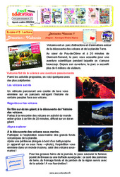 Escale n°2 - Auvergne Rhône Alpes - Un petit tour en France : 2eme, 3eme Primaire - PDF à imprimer