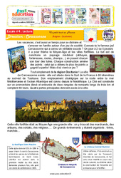 Escale n°4 - Occitanie - Un petit tour en France : 4eme, 5eme Primaire - PDF à imprimer