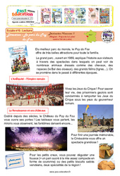 Escale n°6 - Pays de la Loire / centre Val de Loire - Un petit tour en France : 2eme, 3eme Primaire - PDF à imprimer