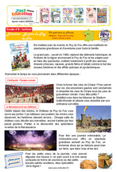 Escale n°6 - Pays de la Loire / Centre Val de Loire - Un petit tour en France : 4eme, 5eme Primaire - PDF à imprimer
