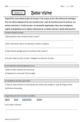 Homophones a et à - Dictée accompagnée n°2 : 4eme Primaire - PDF à imprimer