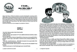 L’école... une idée folle ? - Jules Ferry - Famille Pass'Temps - Lecture 14 : 4eme, 5eme Primaire - PDF à imprimer