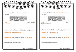 Sujet - Cours, Leçon : 2eme Primaire - PDF gratuit à imprimer