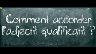 Vidéo Accorder l’adjectif qualificatif - Classe inversée : 4eme Primaire
