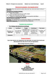 Une maquette de train - Démarche d’investigation avec les corrections : 2eme Secondaire - PDF à imprimer
