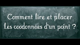 Coordonnées d’un point - Classe inversée : 4eme Primaire