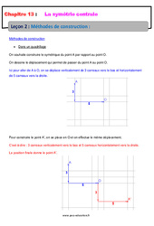 Méthodes de construction - Cours : 1ere Secondaire - PDF à imprimer