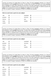 Suffixes - Exercices - Vocabulaire : 3eme Primaire - PDF à imprimer