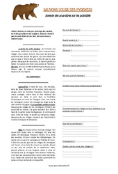 Sauvons l'ours des Pyrénées - Lecture - Texte informatif - Documentaire : 4eme, 5eme Primaire - PDF à imprimer