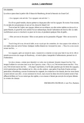 Les cigognes - Lecture - Compréhension : 4eme, 5eme Primaire - PDF à imprimer