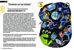 Thomas et les blobs - Lecture - Compréhension fine - Inférences : 2eme Primaire