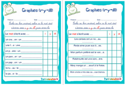 Graphies (i - y - ill) - Rituels - Phonologie : 2eme, 3eme Primaire