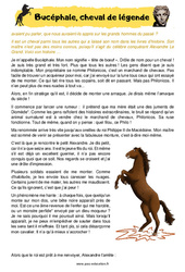 Bucéphale, cheval de légende - Récit - Lecture : 4eme, 5eme Primaire