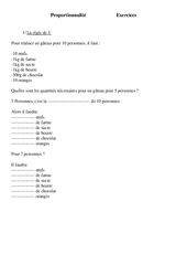 Proportionnalité - Problèmes - Exercices -    2 : 3eme Primaire - PDF à imprimer