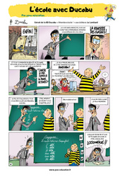 L’école avec Ducobu - Bande dessinée - Lecture : 4eme Primaire - PDF à imprimer