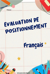 Français - Examen Evaluation diagnostique de début d'année 2024 : 2eme Primaire - PDF à imprimer