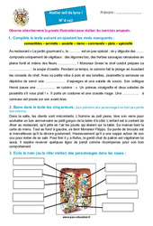 Le restaurant - Atelier « Œil de lynx » : 3eme Primaire - PDF à imprimer
