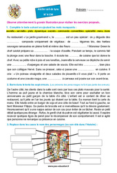 Le restaurant - Atelier « Œil de lynx » : 4eme, 5eme Primaire - PDF à imprimer