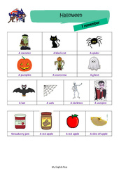 Stage Halloween - Cours d'anglais  - My English Pass : 5eme, 6eme Primaire - PDF à imprimer